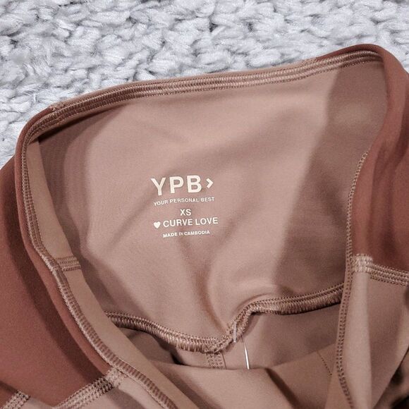 Abercrombie YPB sculptLUX Curve Love 7/8 Length Leggings Colorblock Size XS - Picture 5 of 10